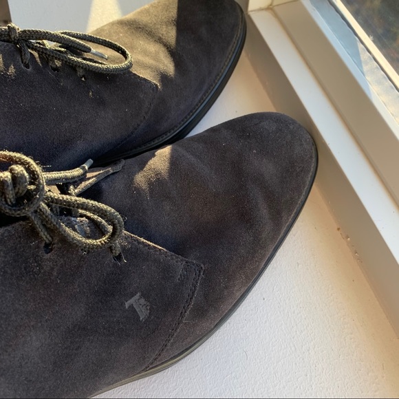 Tods Charcoal Grey Suede Chukka boot (8.5) main image 9